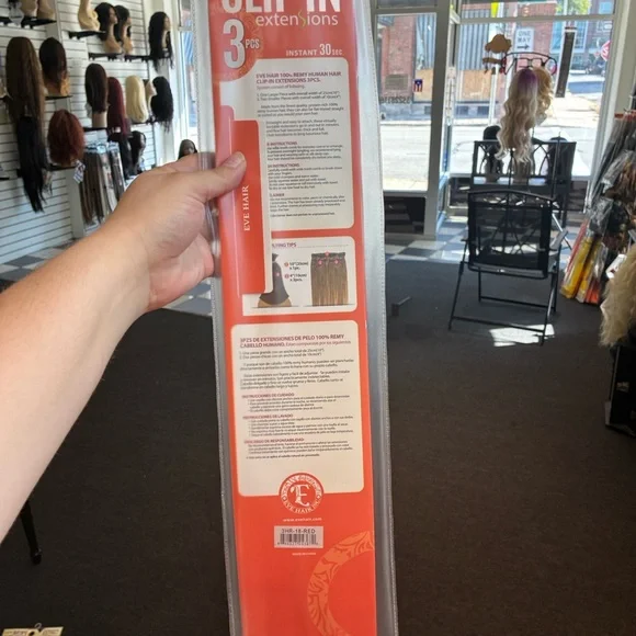 Red Clip-In Hair Extensions